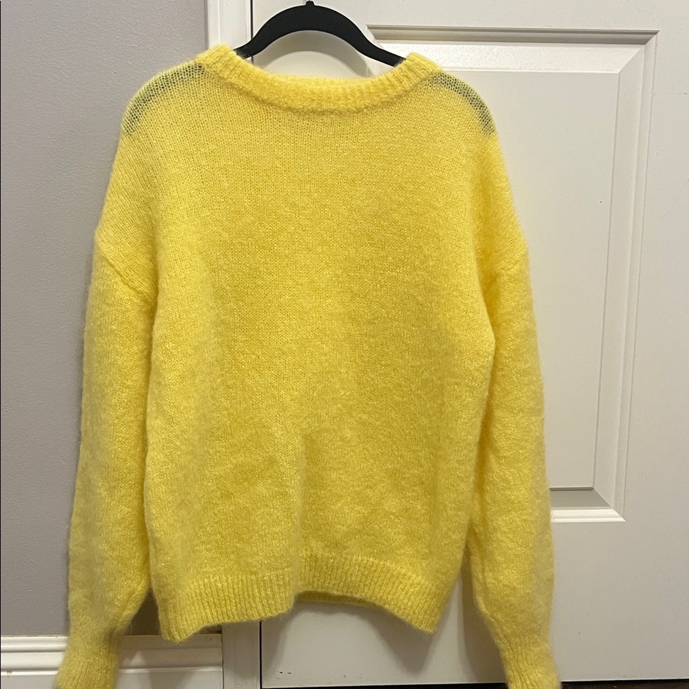 Sunny Yellow Women's Crew Neck Sweater